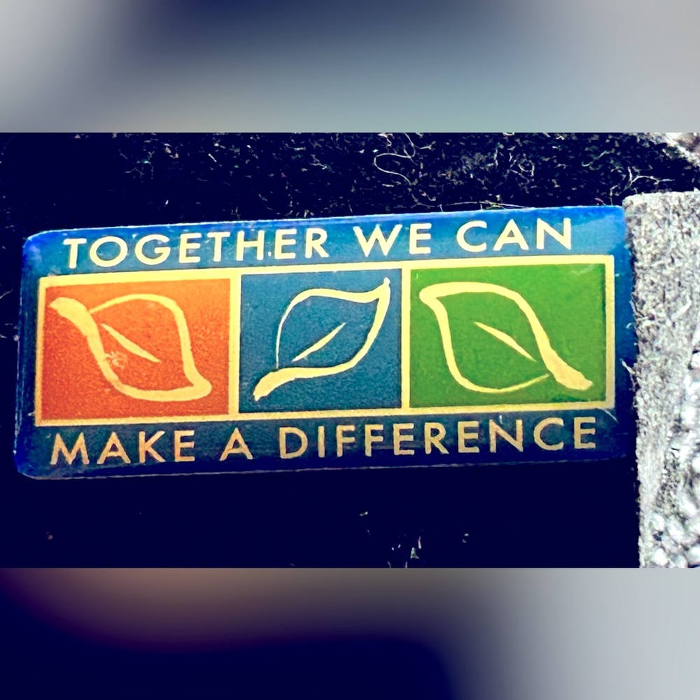 TOGETHER WE CAN MAKE A DIFFERENCE PIN